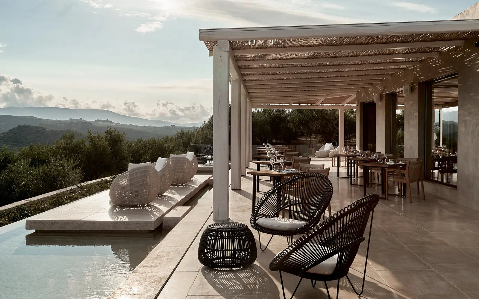 Outdoor Modern Rattan Chair