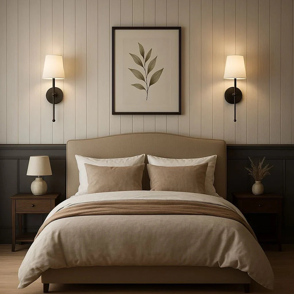Wireless Fabric Wall Lights – (SET OF 2 + 2 BULBS FREE)
