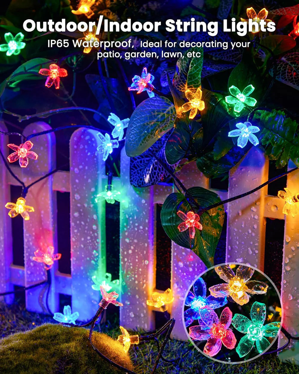 Solar Blossom Fairy Lights